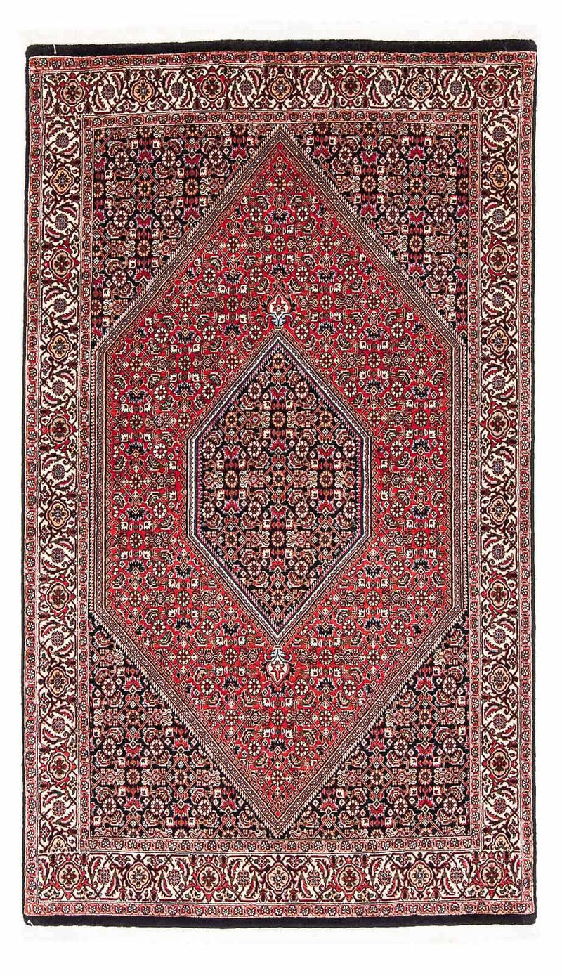 Persisk tæppe - Bijar - 183 x 110 cm - lysrød