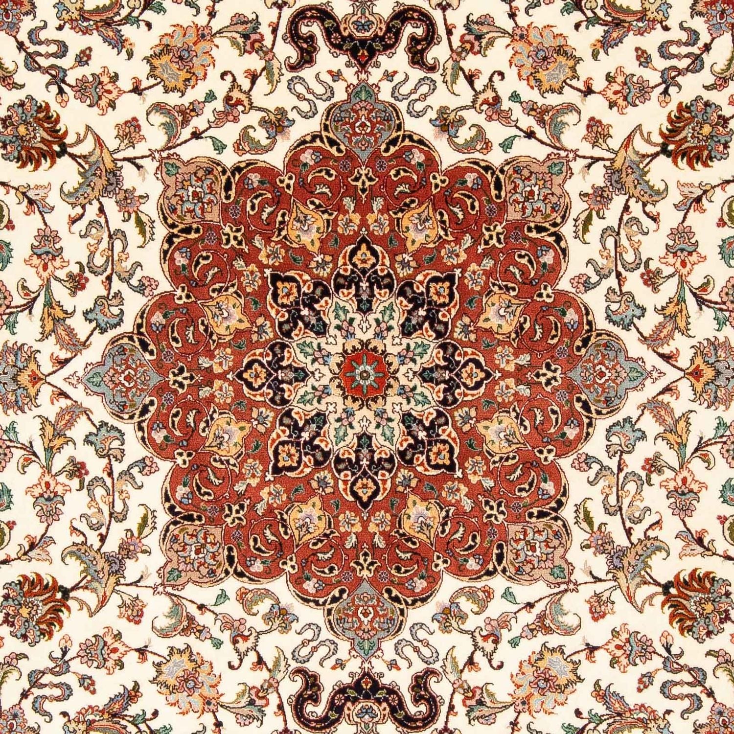 Persisk tæppe - Tabriz - Royal - 303 x 201 cm - beige