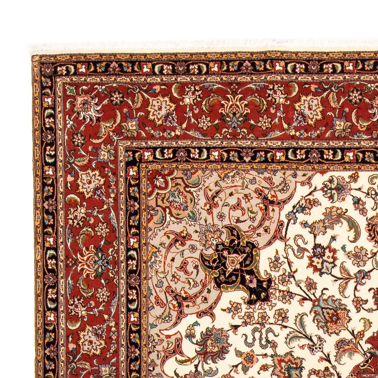 Persisk tæppe - Tabriz - Royal - 303 x 201 cm - beige