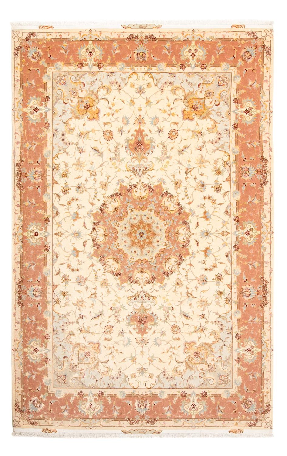 Persisk tæppe - Tabriz - Royal - 312 x 203 cm - beige