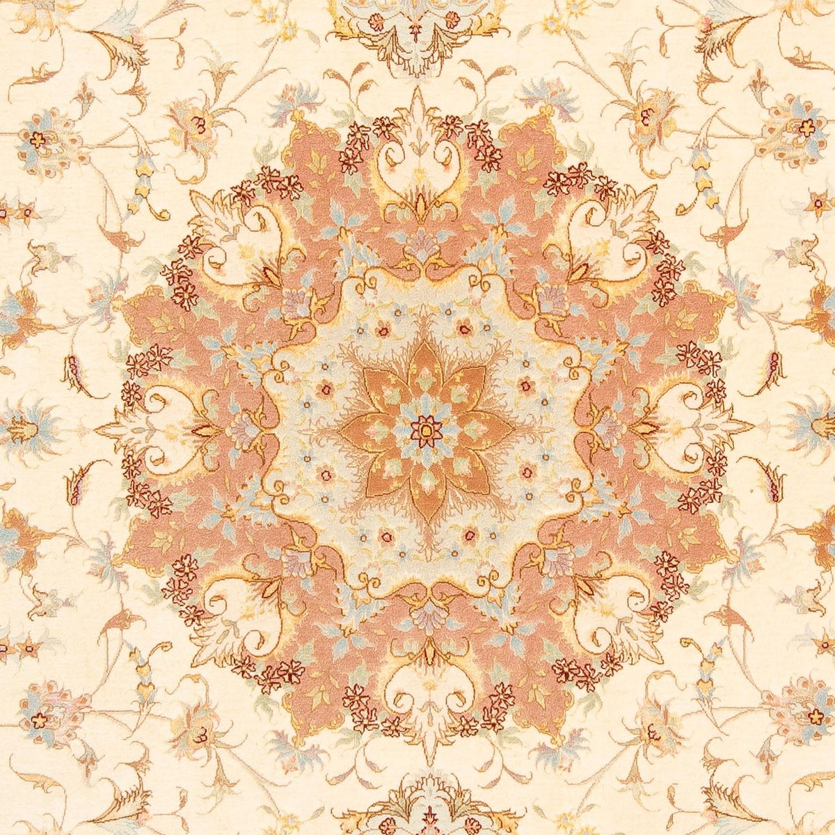 Persisk tæppe - Tabriz - Royal - 312 x 203 cm - beige