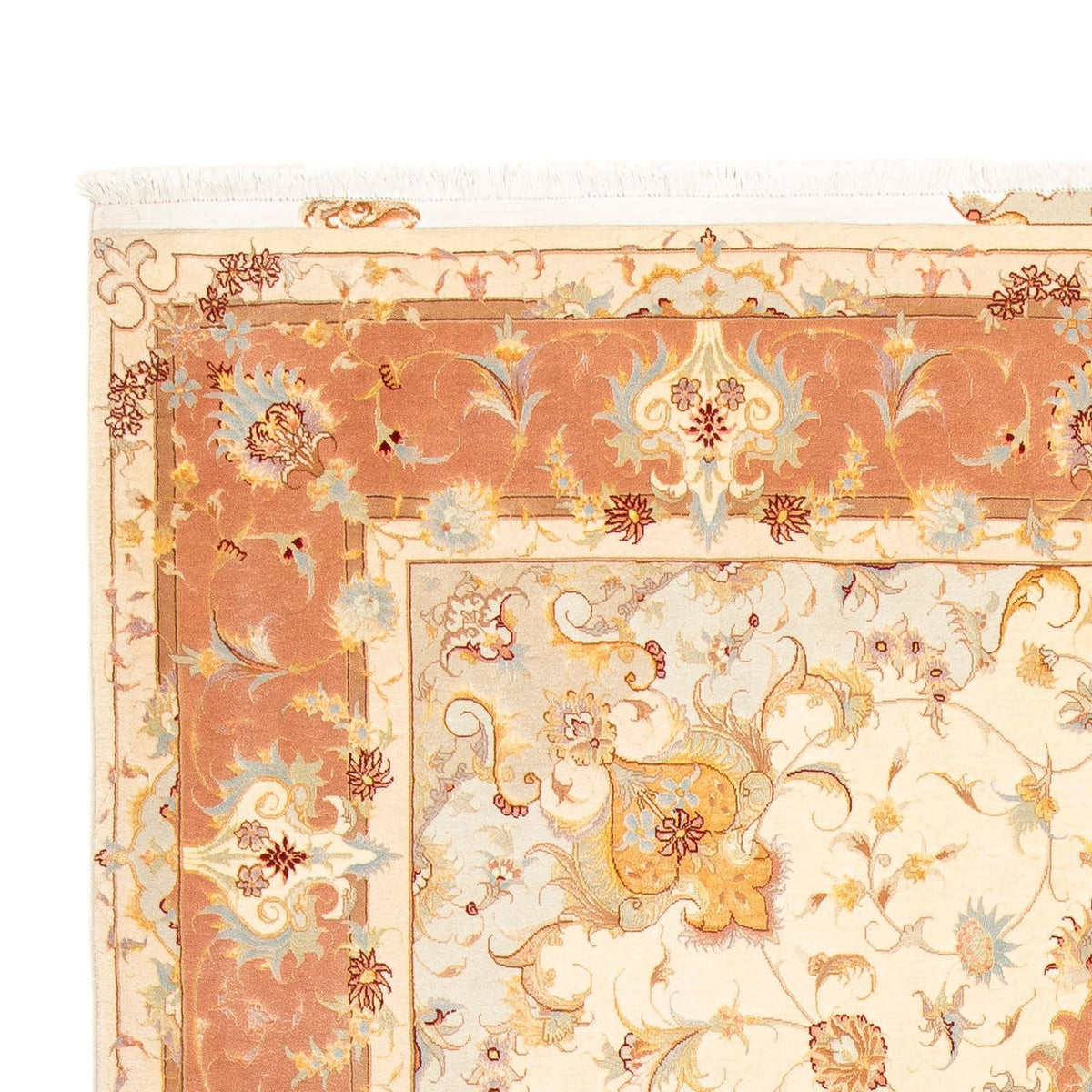 Persisk tæppe - Tabriz - Royal - 312 x 203 cm - beige