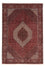 Persisk tæppe - Bijar - 254 x 174 cm - mørkerød