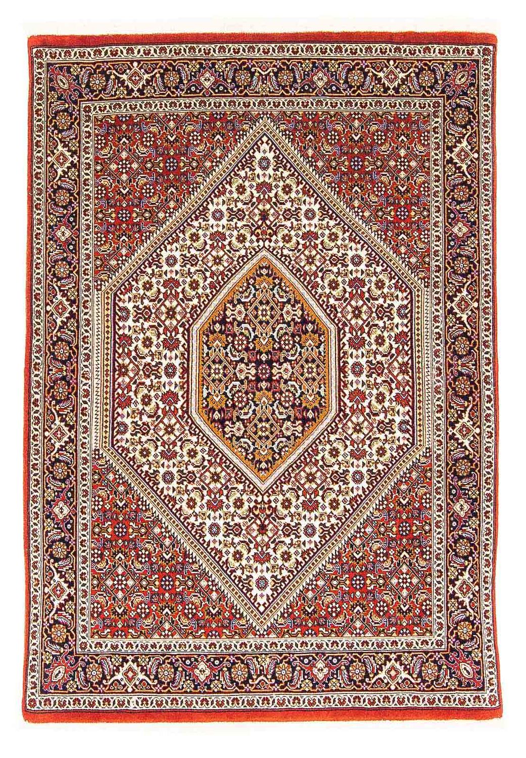 Persisk tæppe - Bijar - 150 x 104 cm - rød