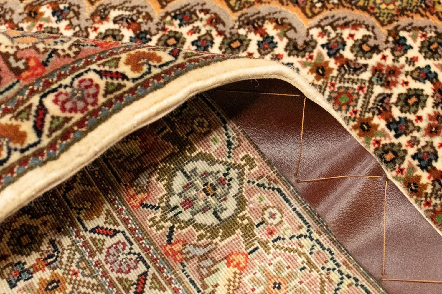 Persisk tæppe - Tabriz - Royal - 126 x 80 cm - beige