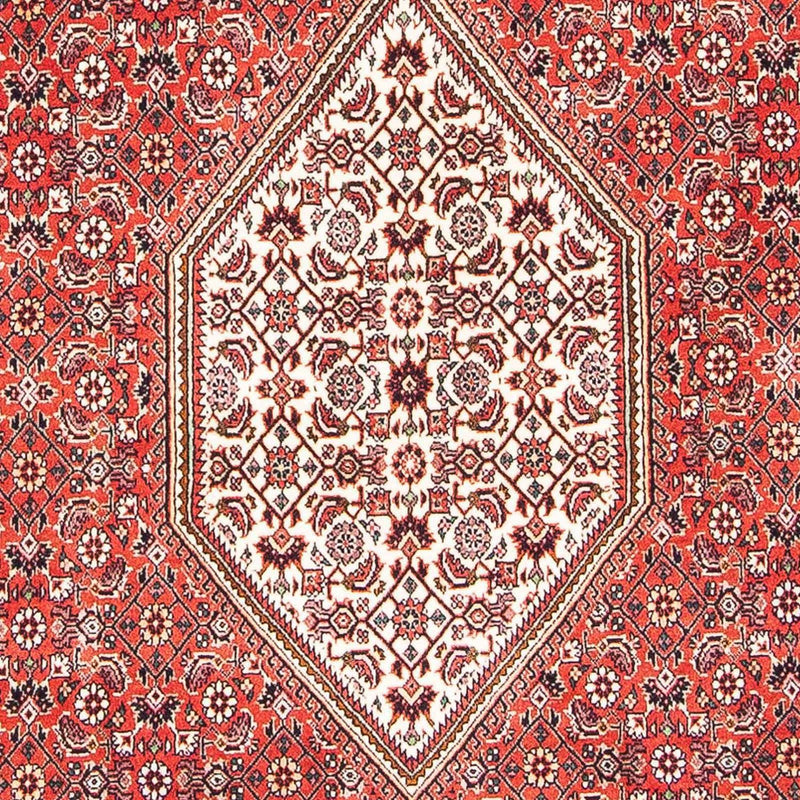Persisk tæppe - Bijar - 181 x 109 cm - lysrød