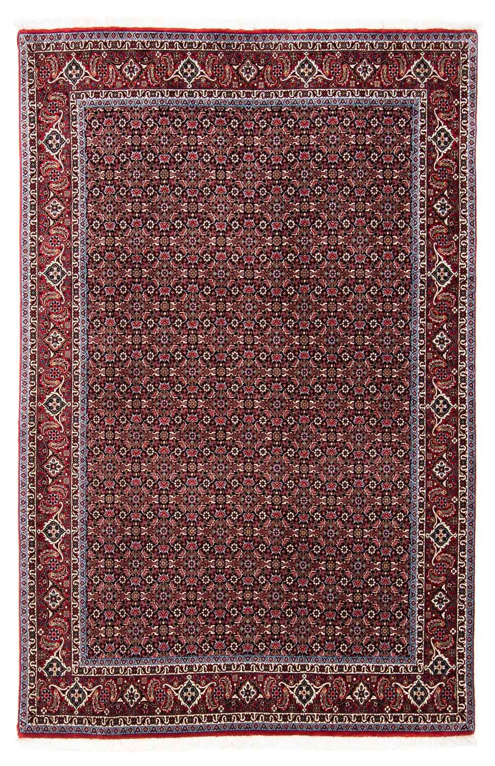 Persisk tæppe - Bijar - 250 x 168 cm - rød