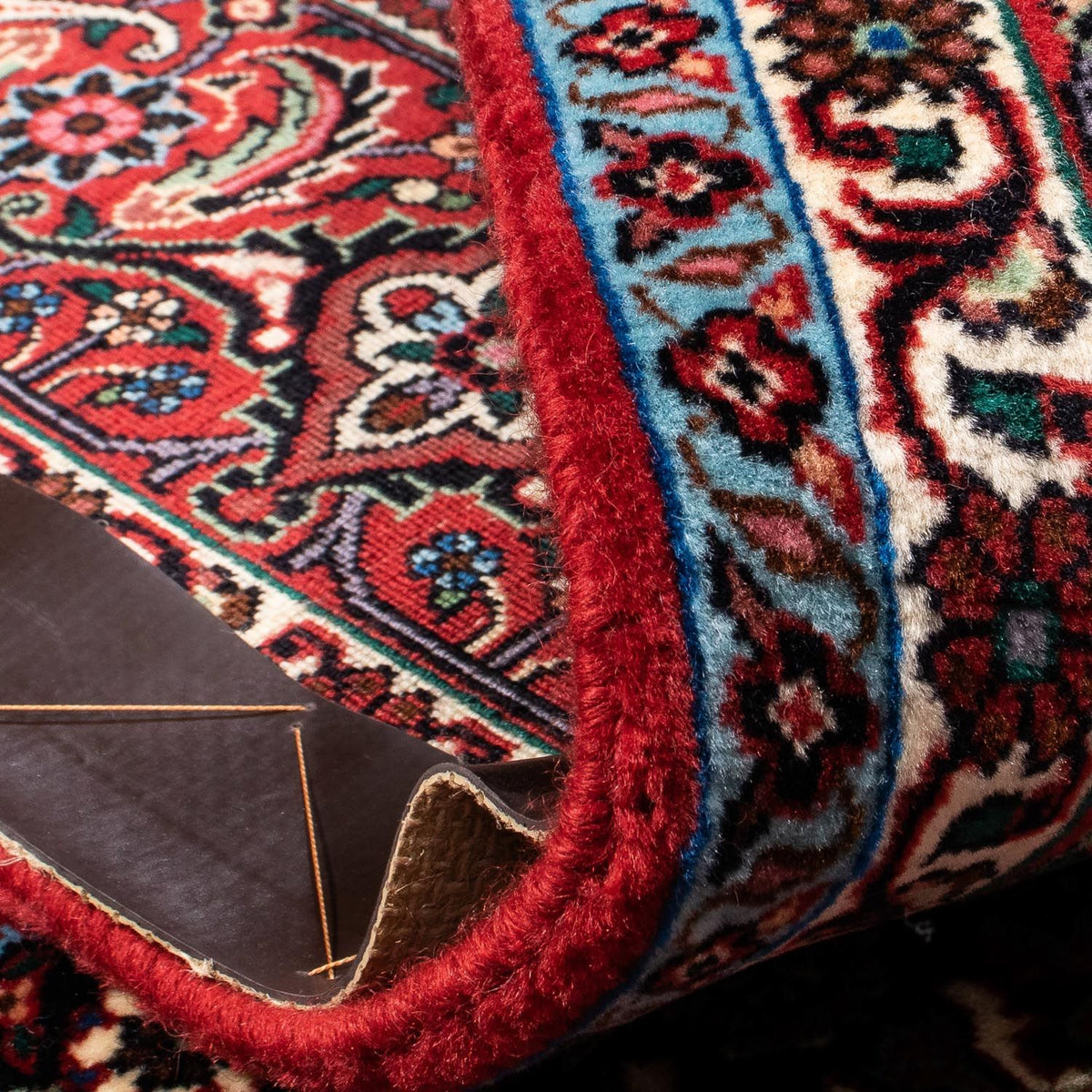 Persisk tæppe - Bijar - 250 x 168 cm - rød