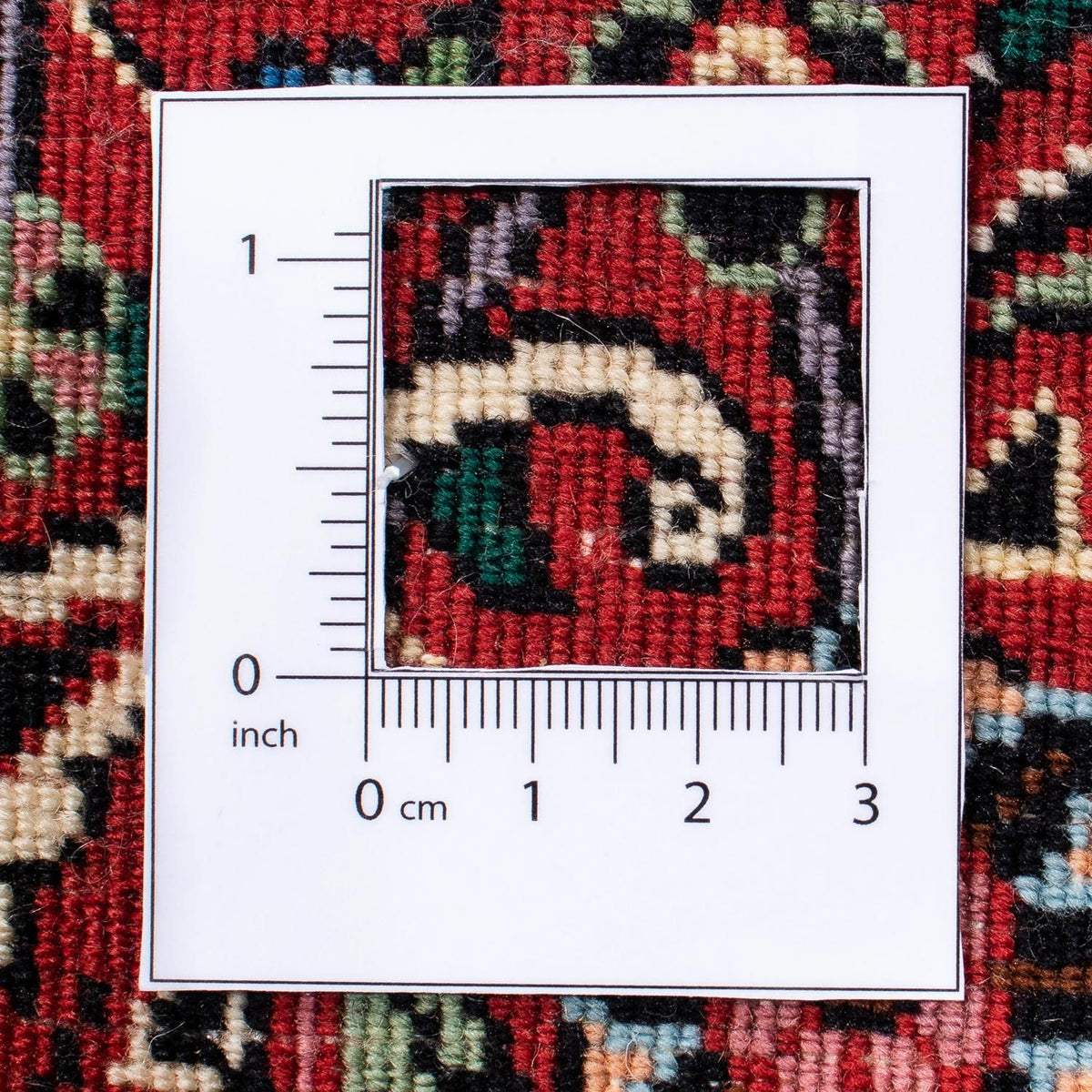 Persisk tæppe - Bijar - 250 x 168 cm - rød