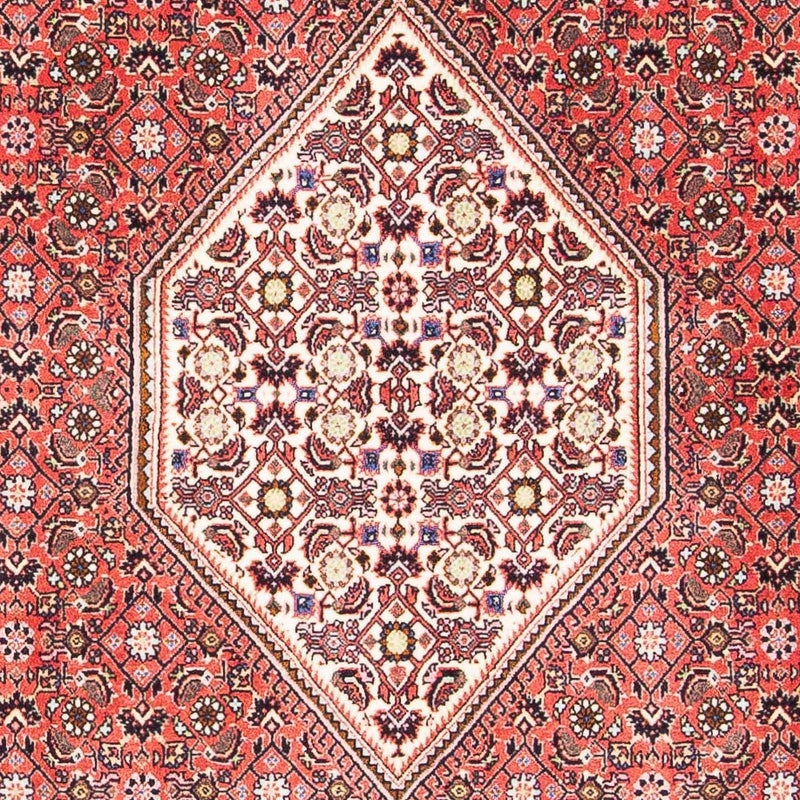 Persisk tæppe - Bijar - 179 x 108 cm - lysrød