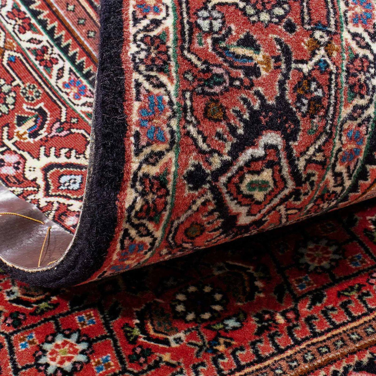 Persisk tæppe - Bijar - 179 x 108 cm - lysrød