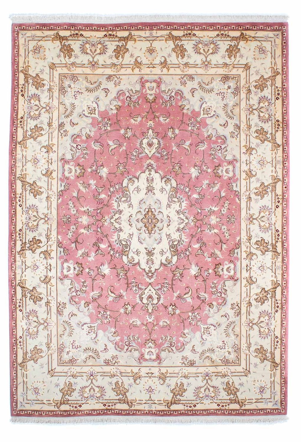 Persisk tæppe - Tabriz - Royal - 236 x 166 cm - pink