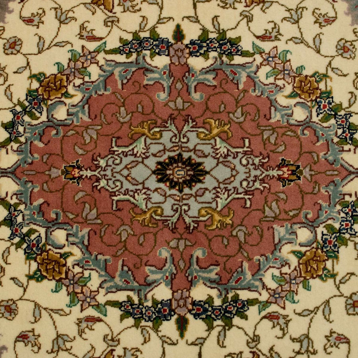 Persisk tæppe - Tabriz - Royal - 152 x 102 cm - beige