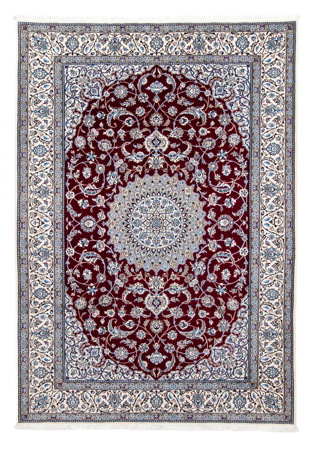 Persisk tæppe - Nain - Royal - 288 x 202 cm - mørkerød