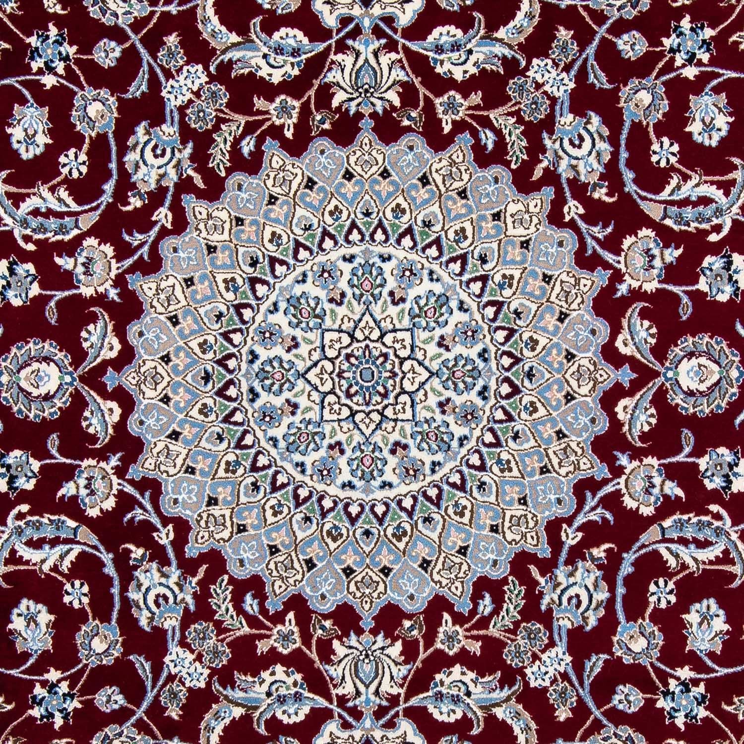 Persisk tæppe - Nain - Royal - 288 x 202 cm - mørkerød