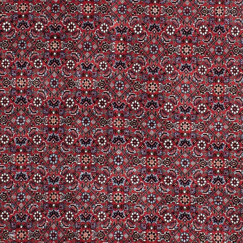 Persisk tæppe - Bijar - 202 x 132 cm - rød