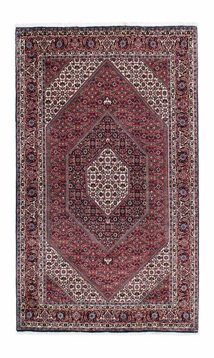 Persisk tæppe - Bijar - 211 x 126 cm - lysrød
