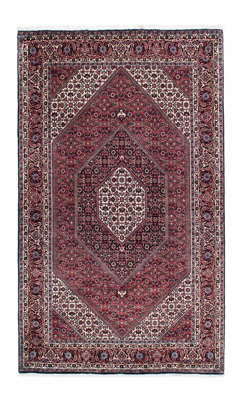 Persisk tæppe - Bijar - 211 x 126 cm - lysrød