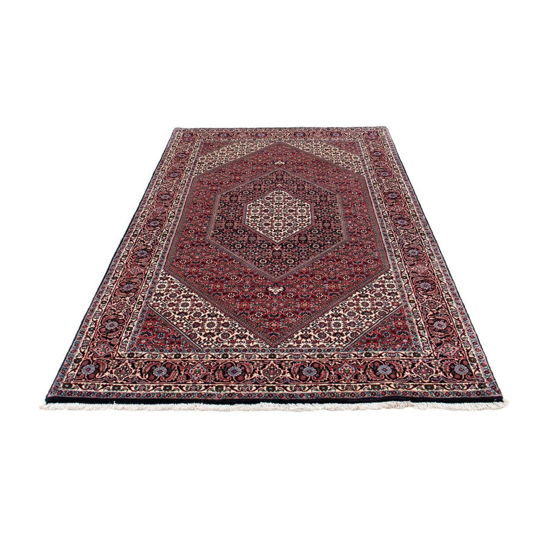 Persisk tæppe - Bijar - 211 x 126 cm - lysrød
