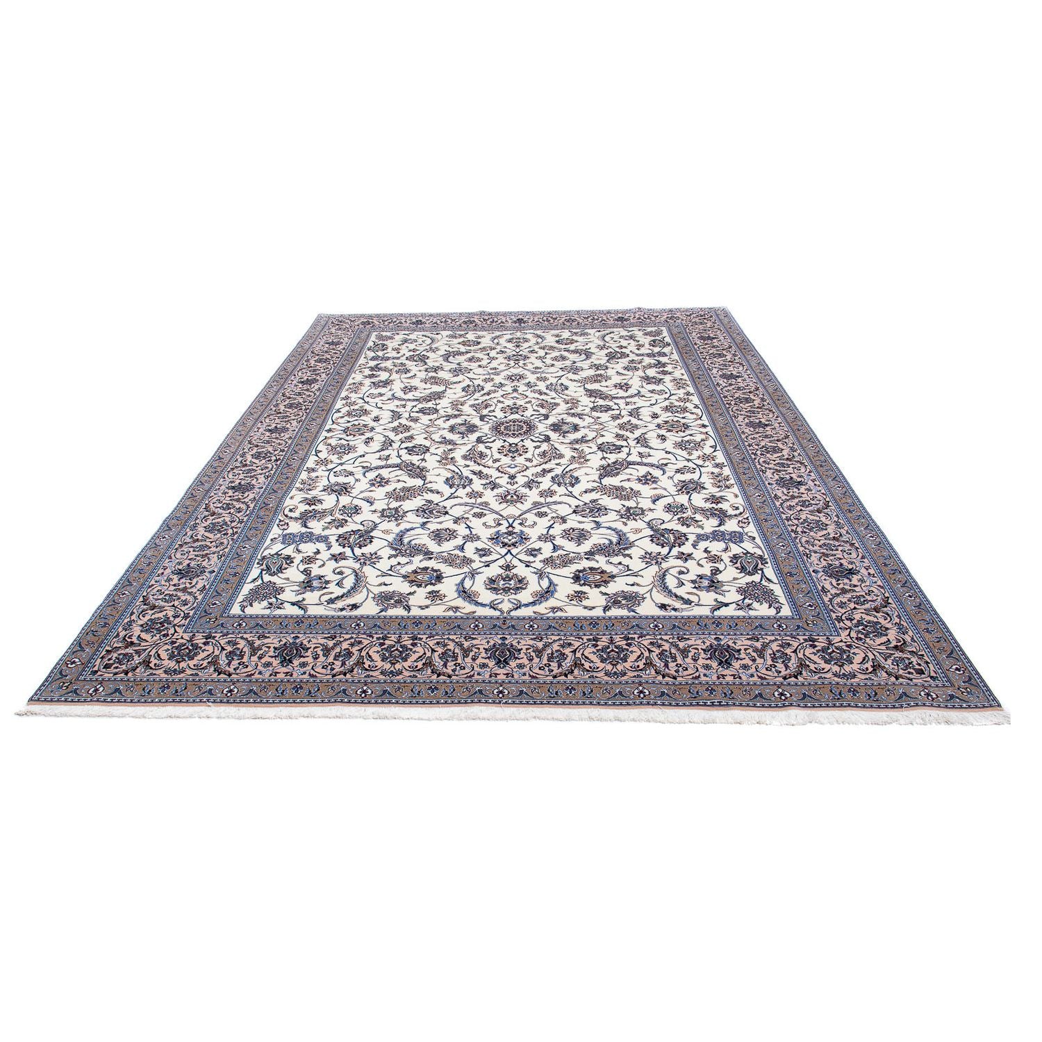 Persisk tæppe - Nain - Premium - 310 x 215 cm - beige