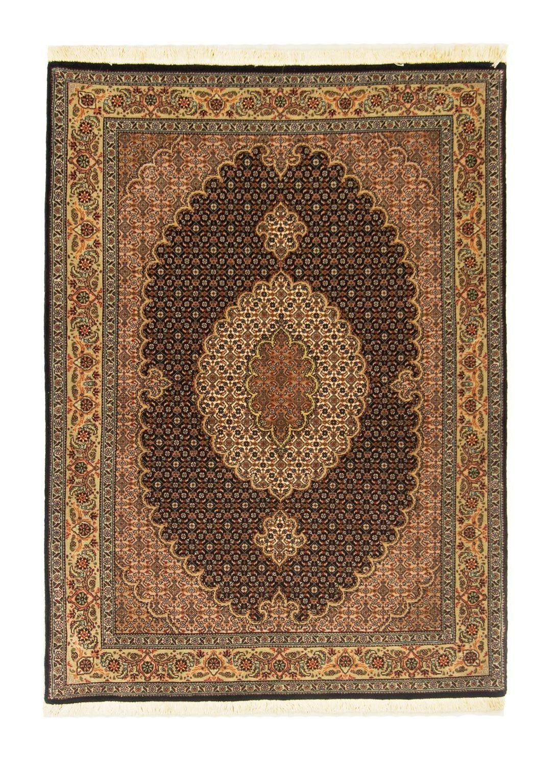 Persisk tæppe - Tabriz - Royal - 142 x 103 cm - mørkeblå