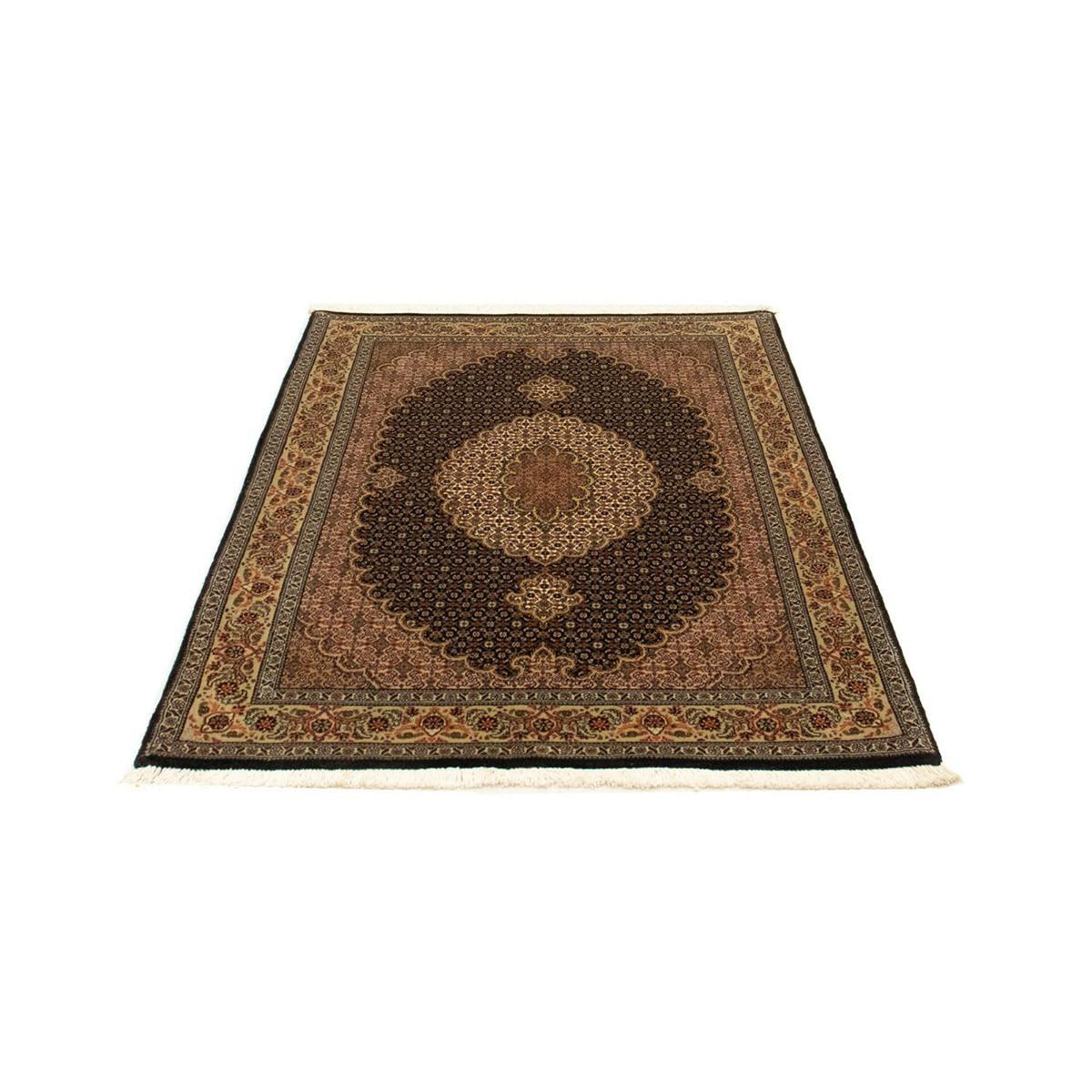 Persisk tæppe - Tabriz - Royal - 142 x 103 cm - mørkeblå