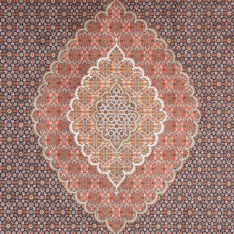 Persisk tæppe - Tabriz - 310 x 202 cm - mørkeblå
