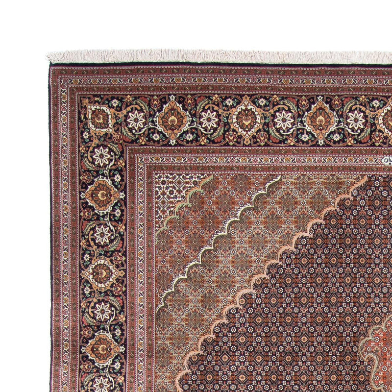 Persisk tæppe - Tabriz - 310 x 202 cm - mørkeblå