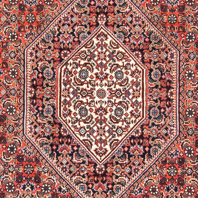 Persisk tæppe - Bijar - 145 x 91 cm - lysrød