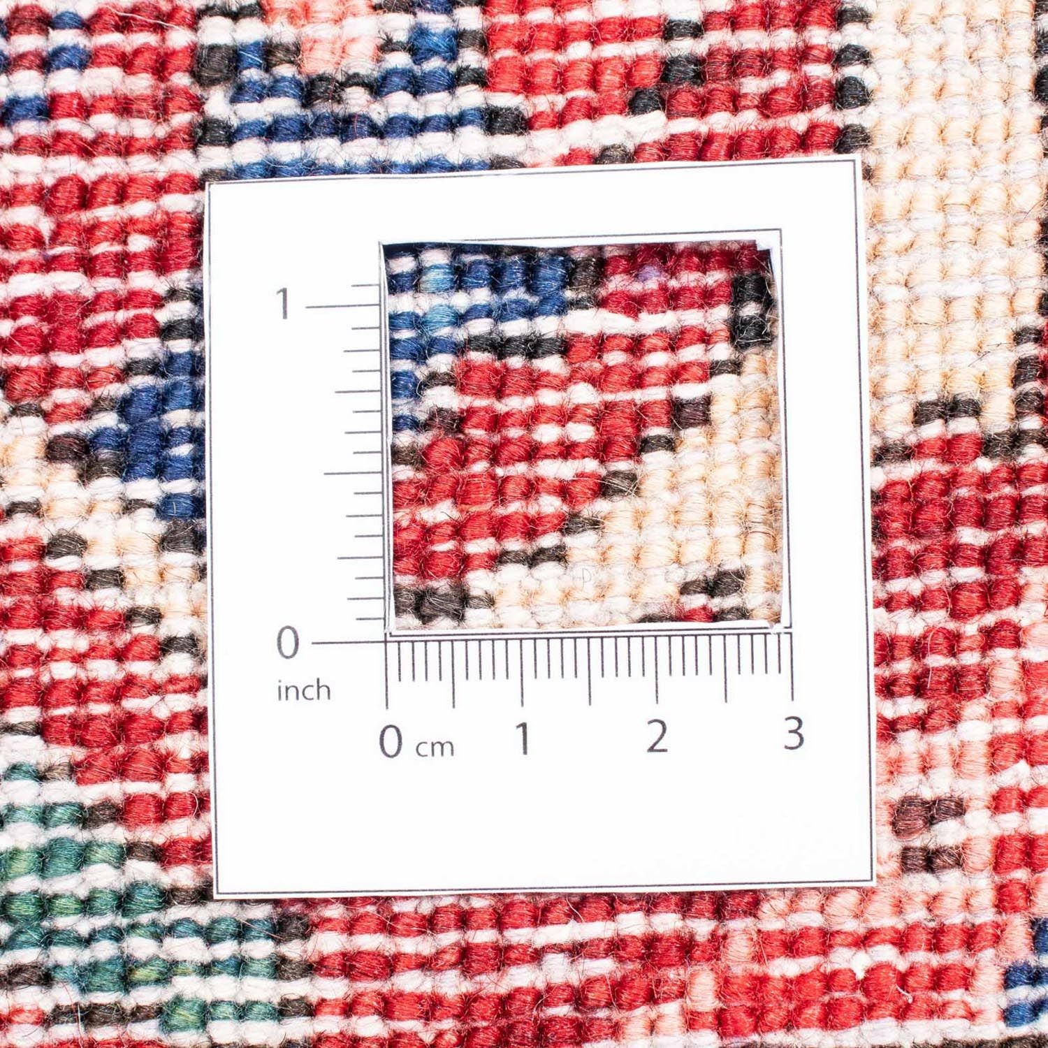 Persisk tæppe - Nomadisk - 333 x 212 cm - mørkerød