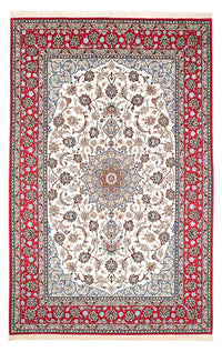 Persisk tæppe - Isfahan - Premium - 238 x 158 cm - beige