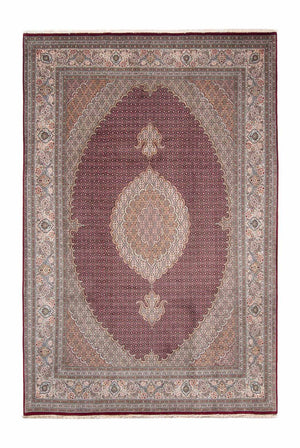 Persisk tæppe - Tabriz - 309 x 205 cm - rød