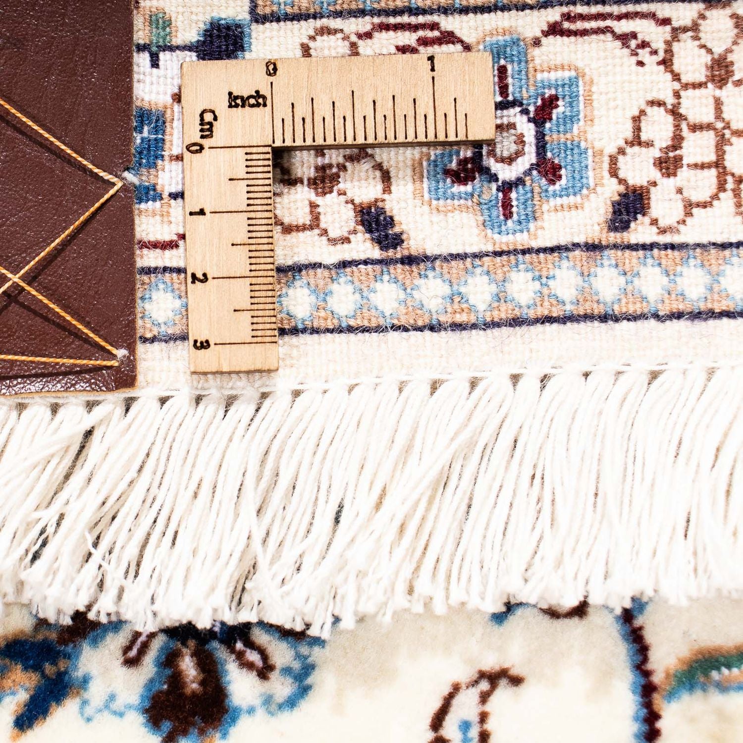 Persisk tæppe - Nain - Premium - 196 x 130 cm - beige