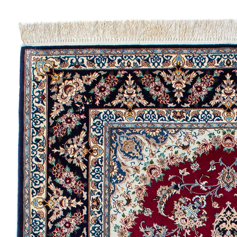 Persisk tæppe - Isfahan - Premium - 194 x 131 cm - rød