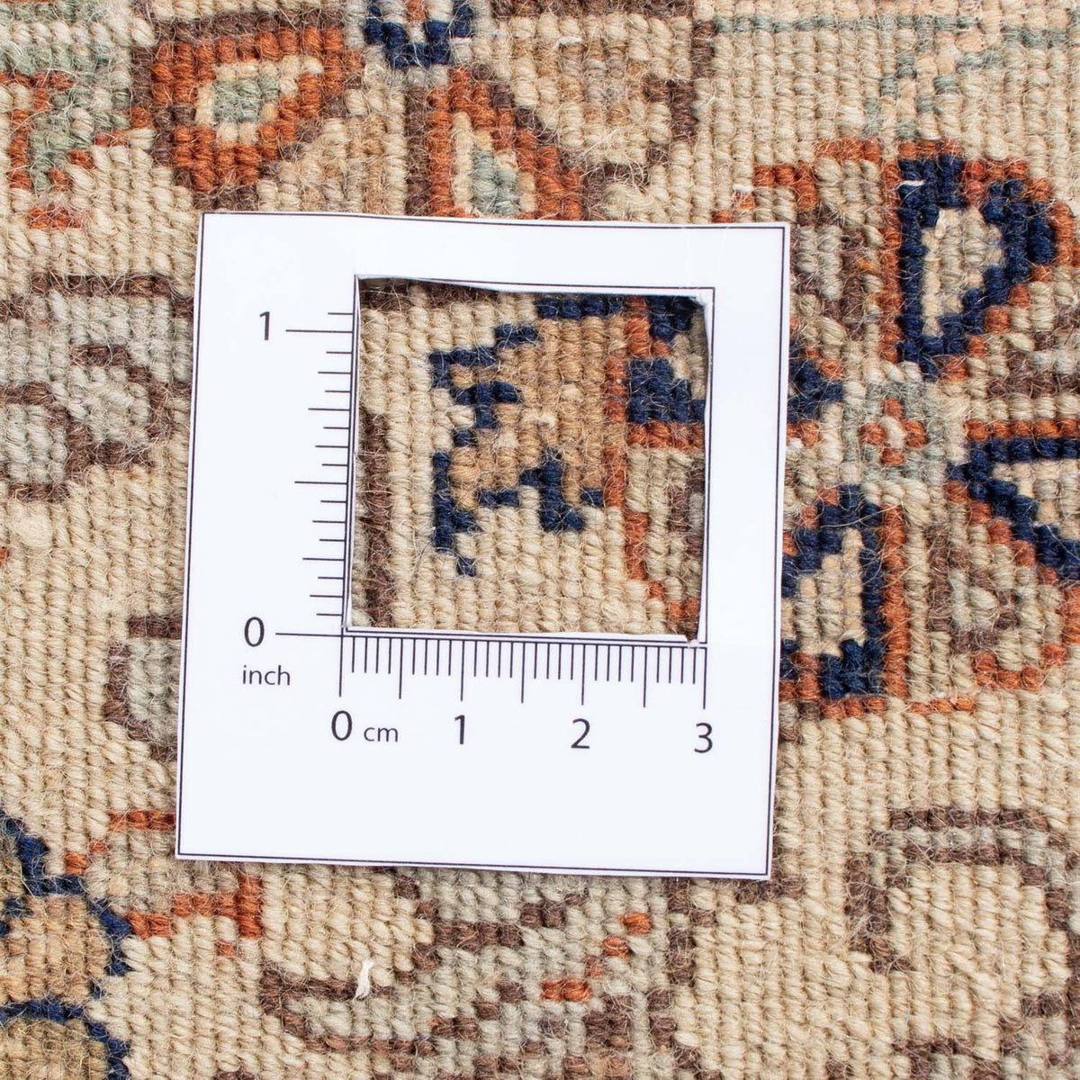 Persisk tæppe - Nomadisk - 345 x 256 cm - lys brun