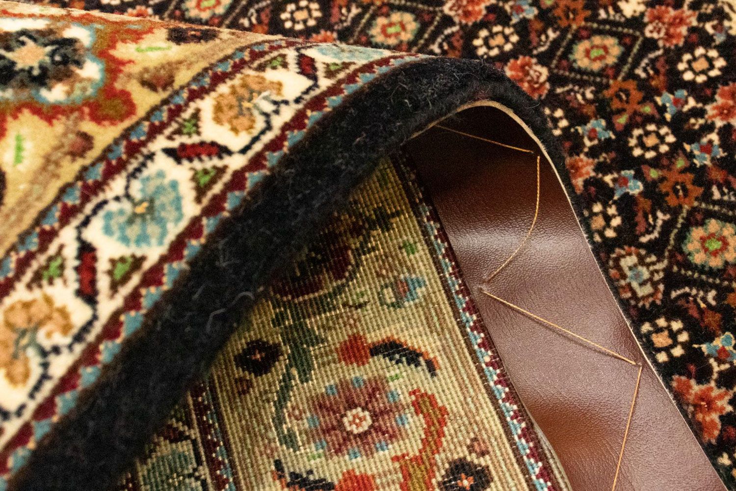 Persisk tæppe - Tabriz - Royal - 129 x 82 cm - mørkeblå
