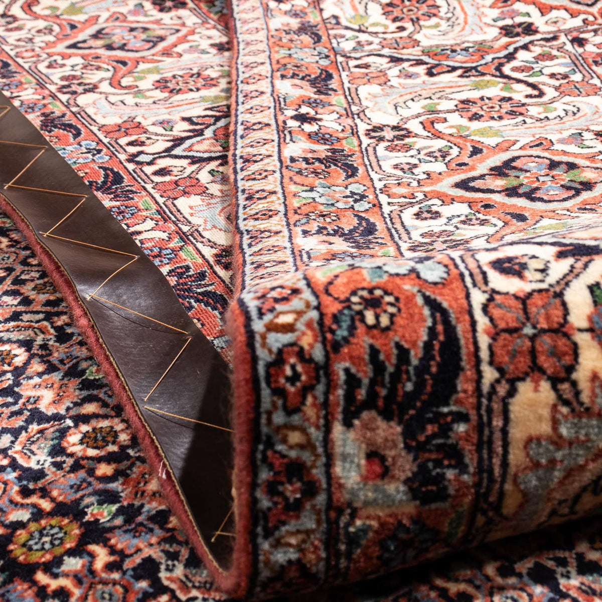 Persisk tæppe - Bijar - Royal - 341 x 259 cm - rust