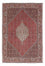 Persisk tæppe - Bijar - 174 x 112 cm - lysrød