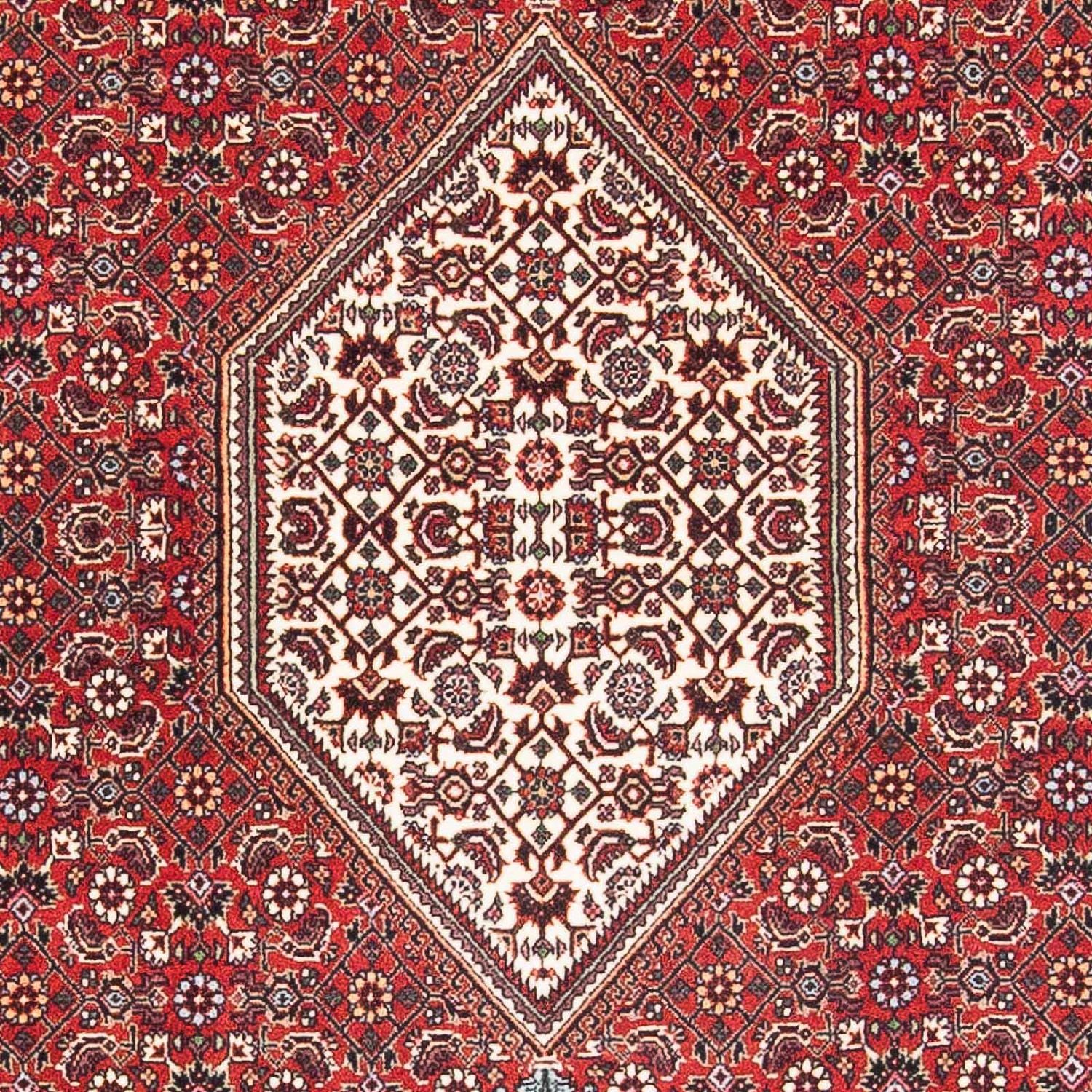 Persisk tæppe - Bijar - 174 x 112 cm - lysrød