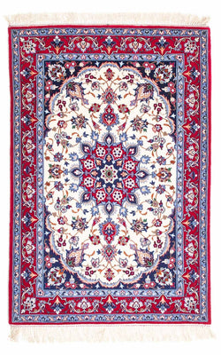 Persisk tæppe - Isfahan - Premium - 128 x 83 cm - beige