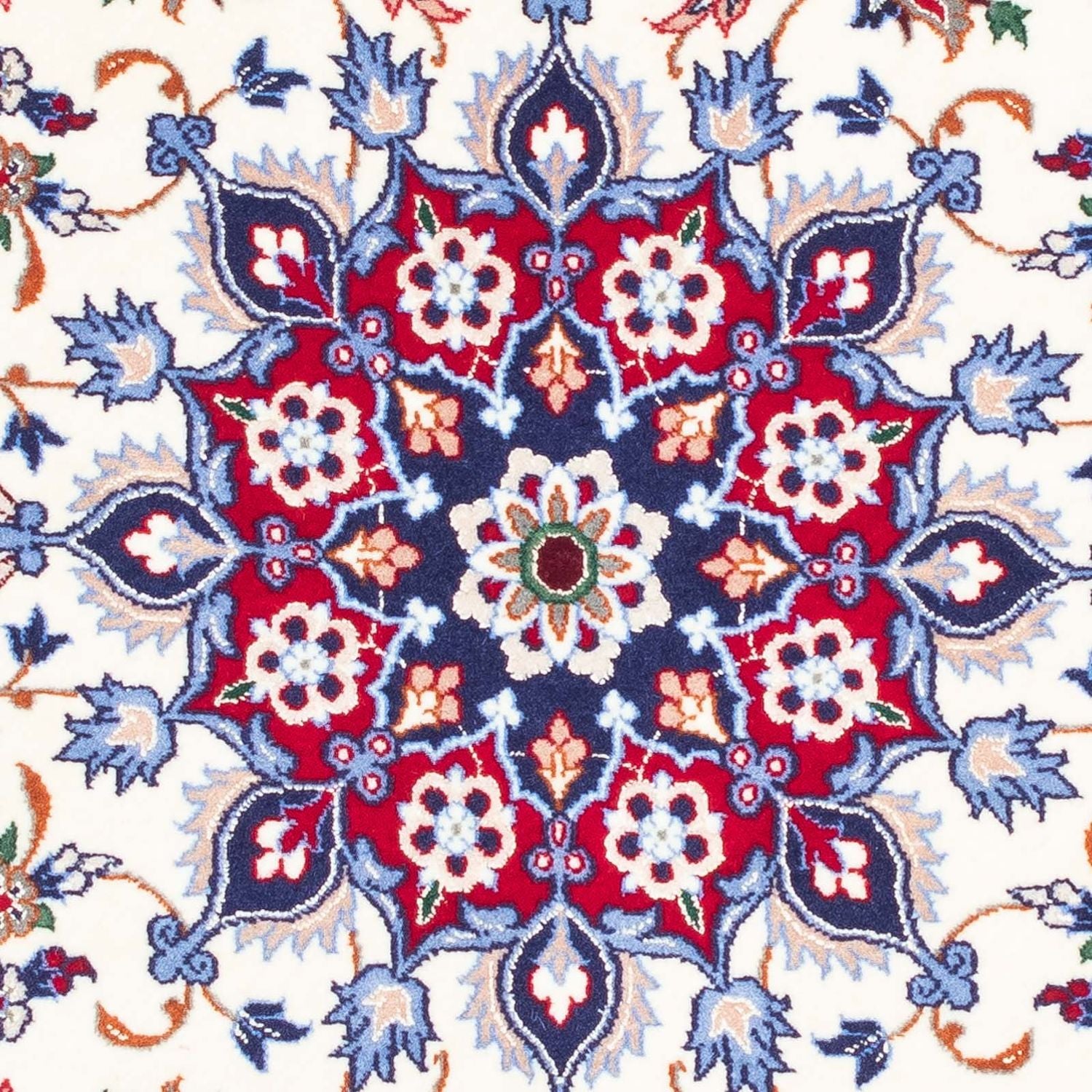 Persisk tæppe - Isfahan - Premium - 128 x 83 cm - beige