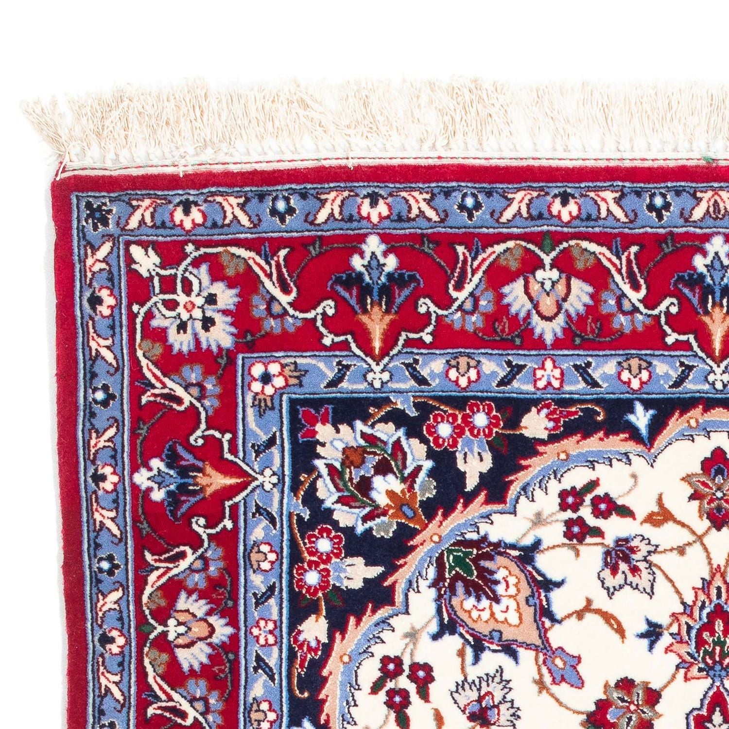 Persisk tæppe - Isfahan - Premium - 128 x 83 cm - beige