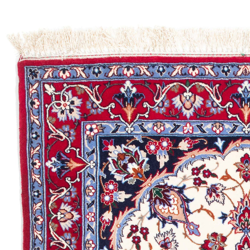 Persisk tæppe - Isfahan - Premium - 128 x 83 cm - beige