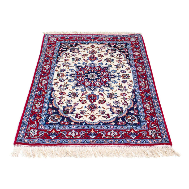 Persisk tæppe - Isfahan - Premium - 128 x 83 cm - beige