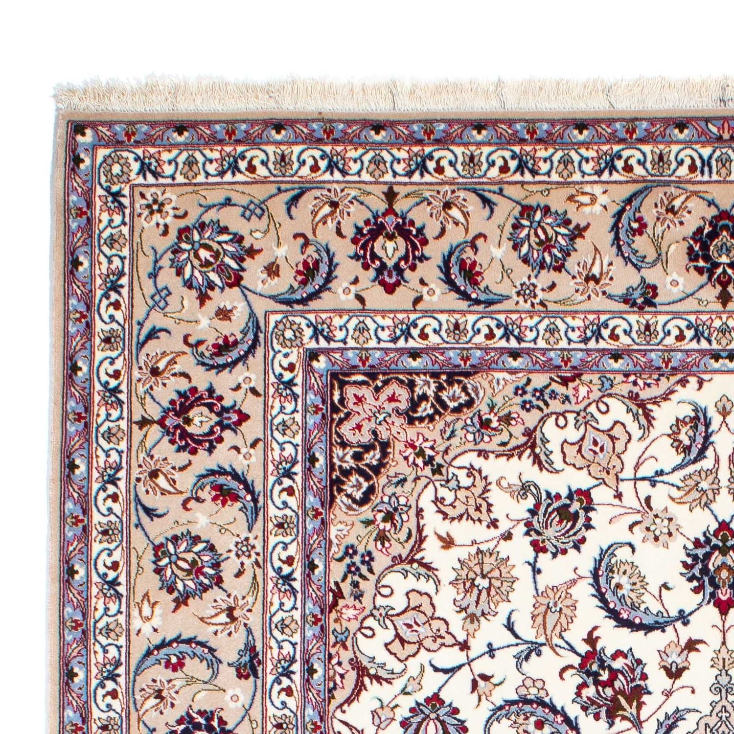 Persisk tæppe - Isfahan - Premium - 243 x 162 cm - beige