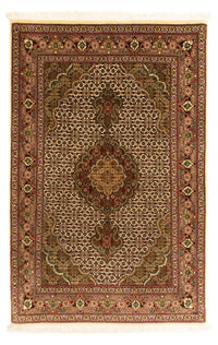 Persisk tæppe - Tabriz - Royal - 124 x 83 cm - beige