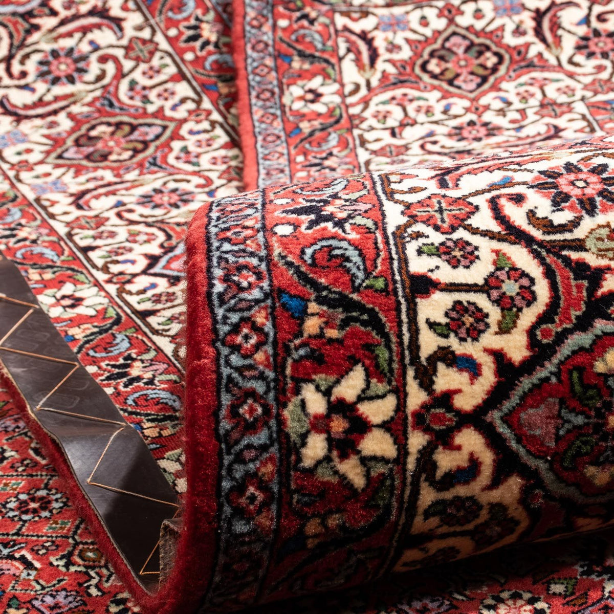 Persisk tæppe - Bijar - Royal - 340 x 252 cm - rød
