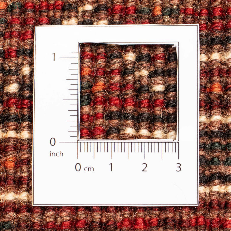 Persisk tæppe - Nomadisk - 300 x 208 cm - mørkerød
