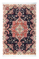 Persisk tæppe - Tabriz - Royal - 90 x 61 cm - mørkeblå