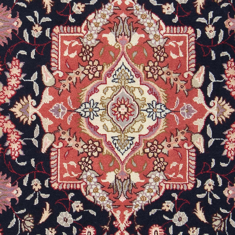 Persisk tæppe - Tabriz - Royal - 90 x 61 cm - mørkeblå